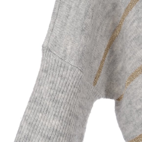 Cupcakes & Cashmere Harlo Heather Ash Cowl Sweater Large - Picture 5 of 8